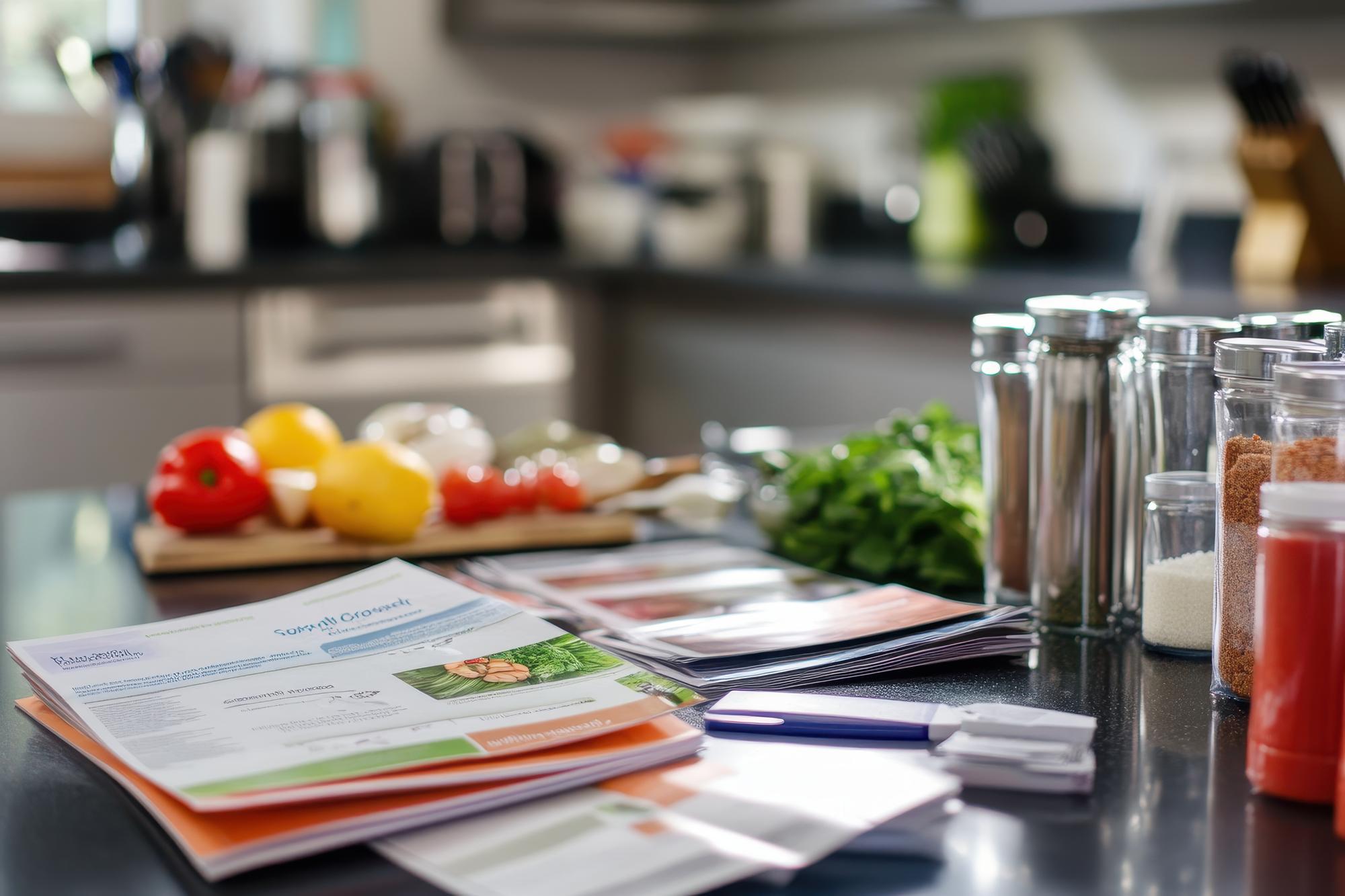 HACCP document and checklist on desk